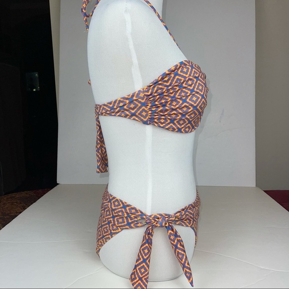 KORAL Swim Bikini Set Bandeau Top Tie Bottom S - Picture 7 of 17